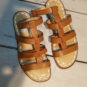 Michael Kors brown leather flats-box